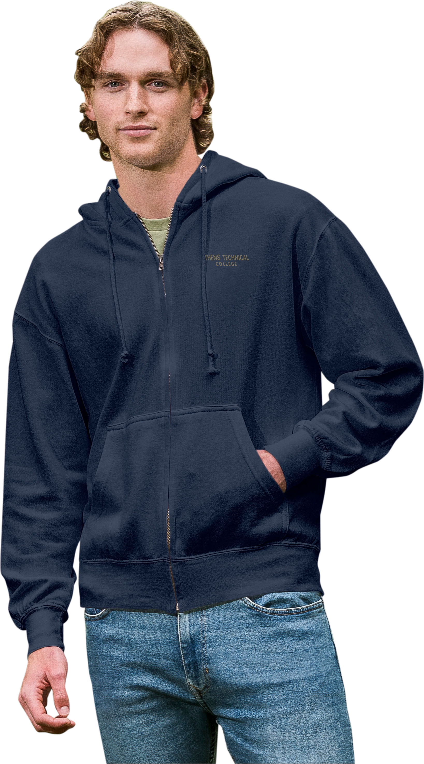 Full Zip Hooded Sweatshirt