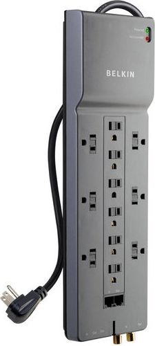 BELKIN 12 OUTLET 3000J 6FT COR - ONLINE ONLY