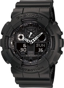 GSHOCK XL ANALOG DIGITAL WATCH BLACK