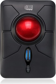 Adesso iMouse T50 - Wireless Programmable Ergonomic Trackball Mouse. Optical - Wireless - Radio Frequency - 2.40 GHz - No - Black - USB - 4800 dpi - Trackball, Scroll Wheel - 7 Button(s) - Symmetrical - ONLINE ONLY