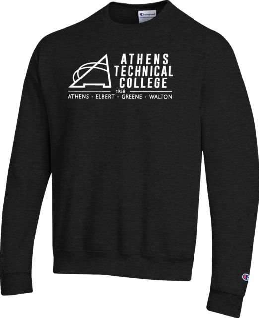 Athens Technical Champion Fleece Crew Athens Technical College Primary Mark - ONLINE ONLY