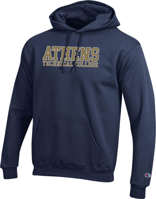 Athens Technical Champion Fleece Hoodie Athens Technical College Stacked - ONLINE ONLY