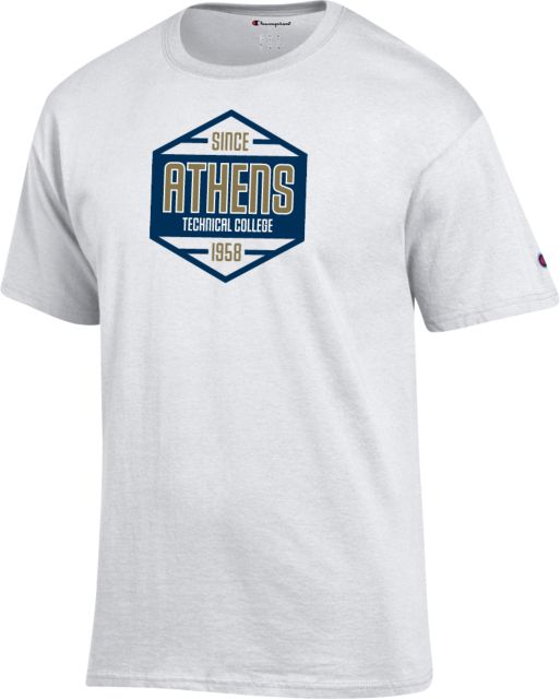 Athens Technical Champion T Shirt Athens Technical College Since 1958 - Hexagon - ONLINE ONLY