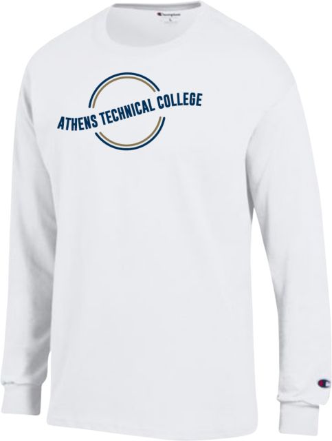 Athens Technical Champion Long Sleeve T Shirt Circle Athens Technical College - ONLINE ONLY