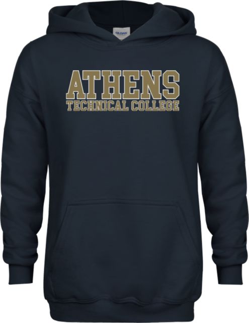 Athens Technical Youth Fleece Hoodie Athens Technical College Stacked - ONLINE ONLY