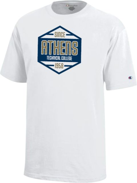 Athens Technical Champion Youth Short Sleeve Tee Athens Technical College Since 1958 - Hexagon - ONLINE ONLY