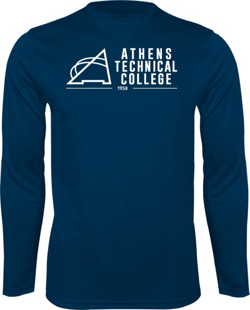 Athens Technical Performance Long Sleeve Shirt Athens Technical College - ONLINE ONLY