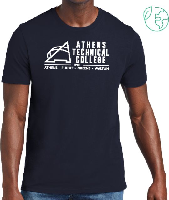 Athens Technical Allmade Organic Cotton Tee Athens Technical College Primary Mark - ONLINE ONLY