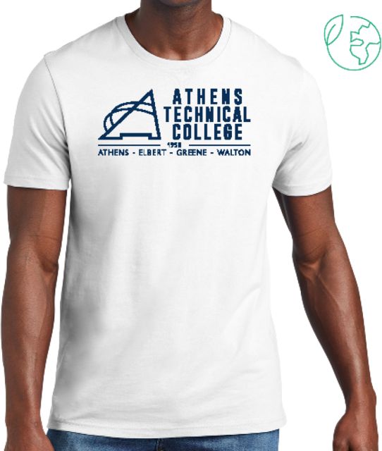 Athens Technical Allmade Organic Cotton Tee Athens Technical College Primary Mark - ONLINE ONLY