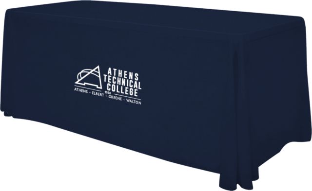 Athens Technical 6 foot Table Throw Athens Technical College Primary Mark - ONLINE ONLY