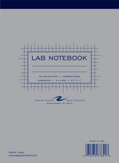 LAB BOOK 50SH TOP BOUND