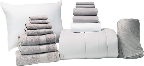 Essential 17pc Twin XL Bundle in Harbor Slate - SHIPS 8/1 FOR IN-STORE PICKUP ON FALL MOVE-IN WEEKEND.